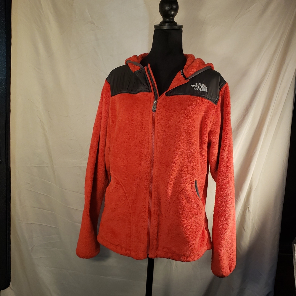 The North Face Women's Red & Black Fleece Utility Jacket